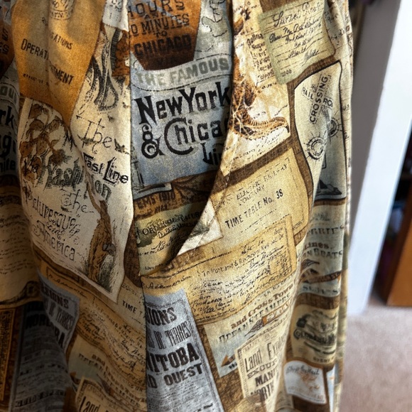 Retrolicious Newspaper Print Dress - Picture 7 of 8
